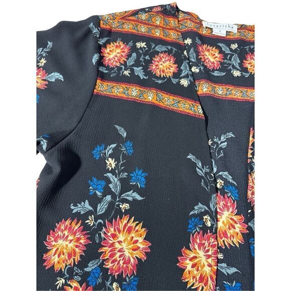 LoveRiche long sleeve full length kimono with pockets - Picture 3 of 5